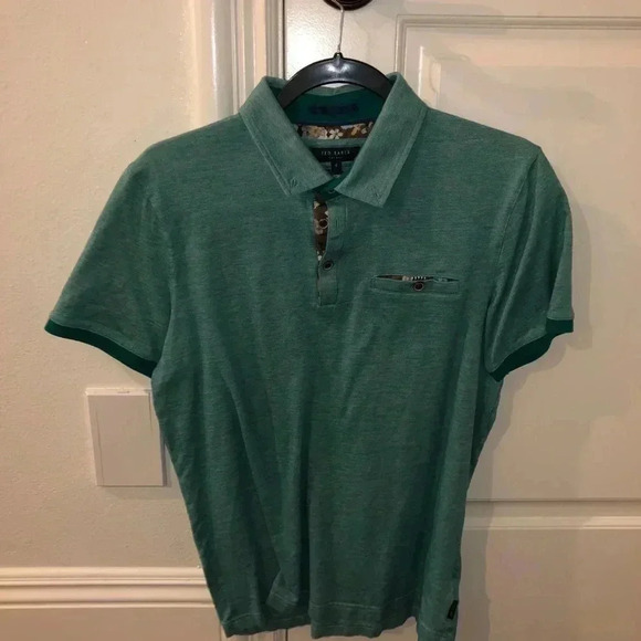 Ted Baker Turquoise Collared Shirt - Picture 1 of 3